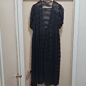 Elegant Black Lace Komono